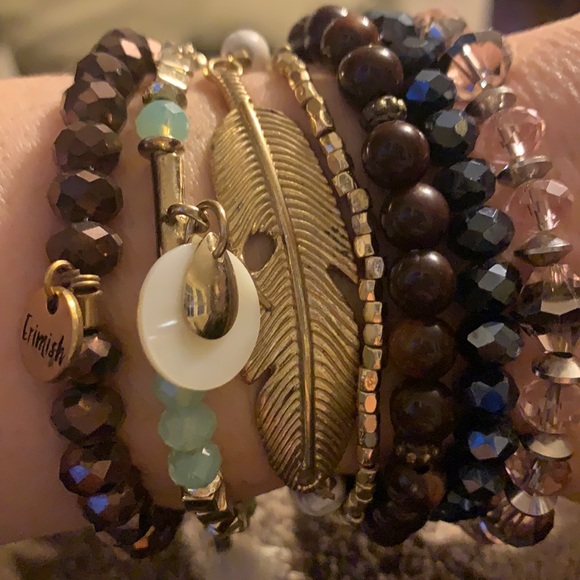 Erimish Jewelry Erimish 7 Stacked Bracelets Poshmark